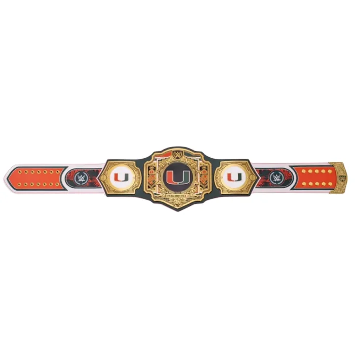 Miami Hurricanes Legacy Wrestling Belt