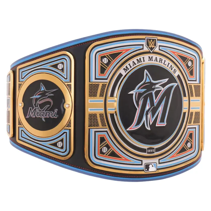 Miami Marlins MLB Wrestling Championship Belt