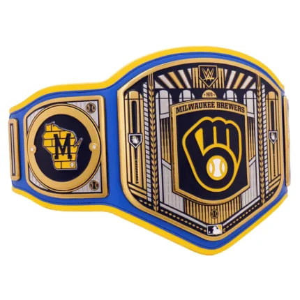 Milwaukee Brewers MLB Wrestling Championship Belt