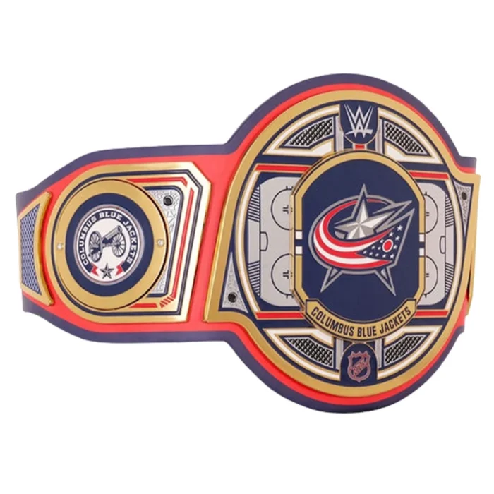 Columbus Blue Jacket Wrestling Championship Belt