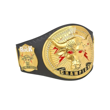 Th Rock Brahma Bull Wrestling Championship Belt