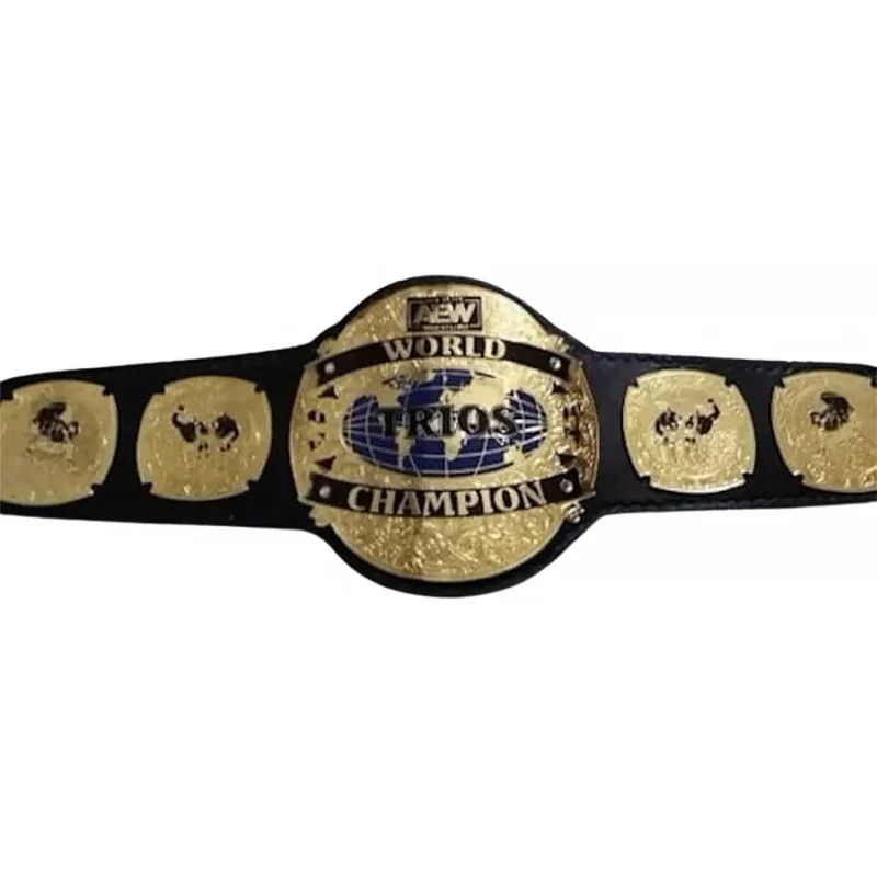 AEW Trios World Wrestling Championship Belt