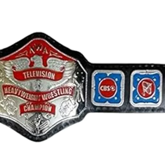 NWA Television Heavyweight 24K Nickel Wrestling Belt