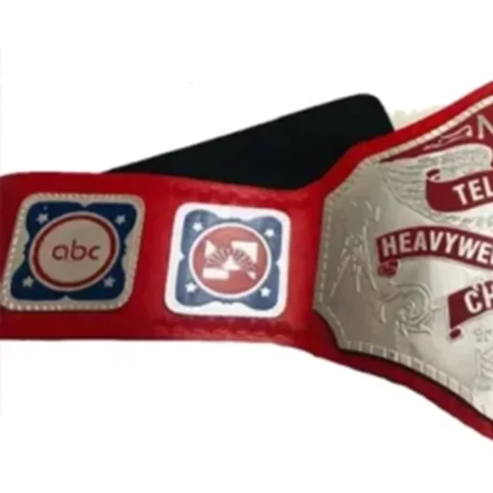 NWA Television Wrestling Championship Belt - Red Strap