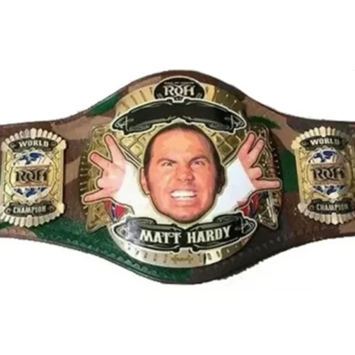 Matt Hardy Custom World Heavyweight Championship Belt