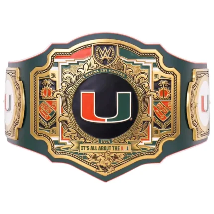 Miami Hurricanes Legacy Wrestling Belt
