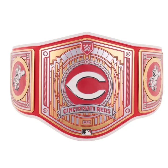 Cincinnati Red MLB Wrestling Championship Belt