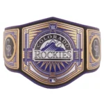 Colorado Rockies Wrestling Championship Belt