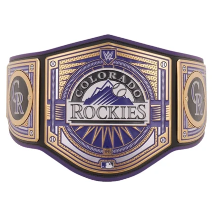 Colorado Rockies Wrestling Championship Belt