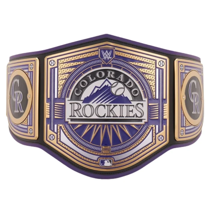 Colorado Rockies Wrestling Championship Belt