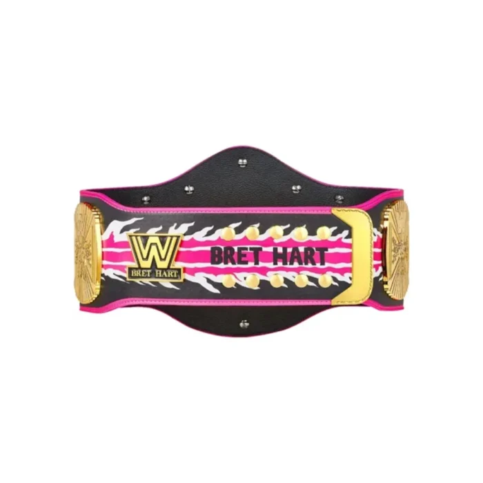 Bret Hart Signature Wrestling Championship Title Belt