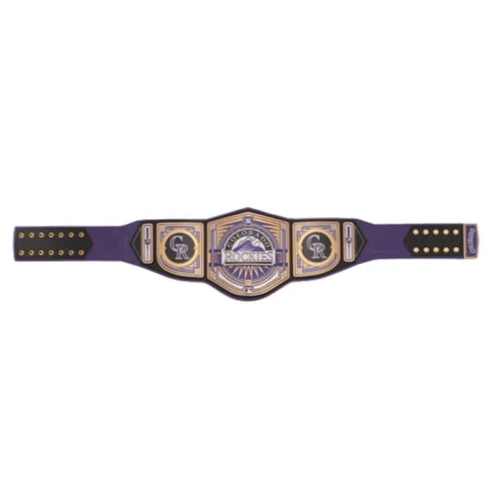 Colorado Rockies Wrestling Championship Belt