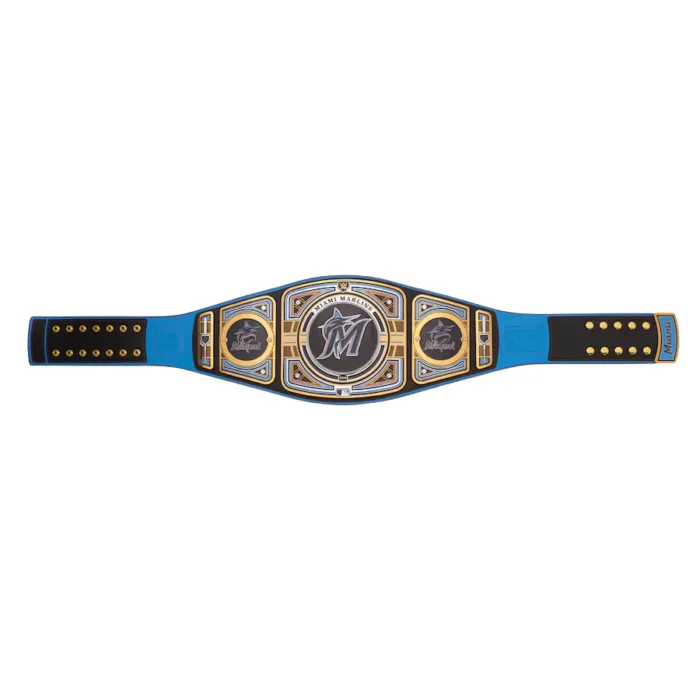 Miami Marlins MLB Wrestling Championship Belt