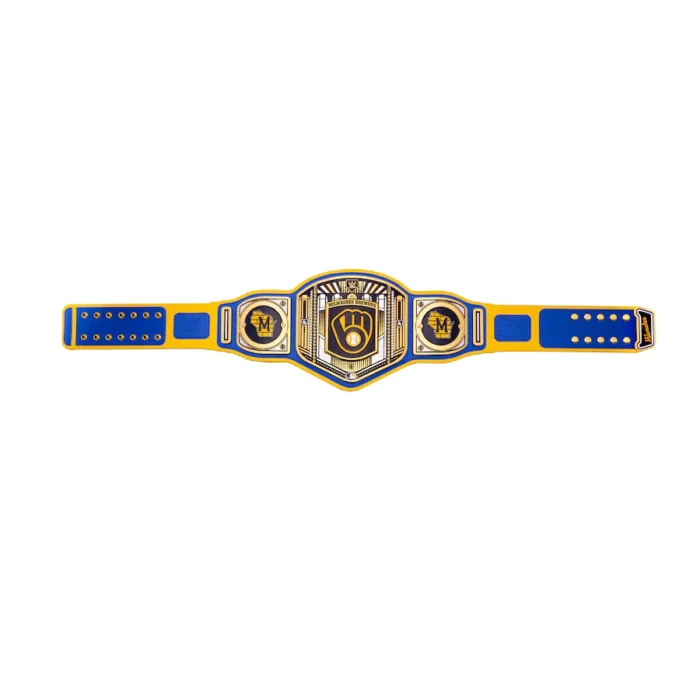 Milwaukee Brewers MLB Wrestling Championship Belt