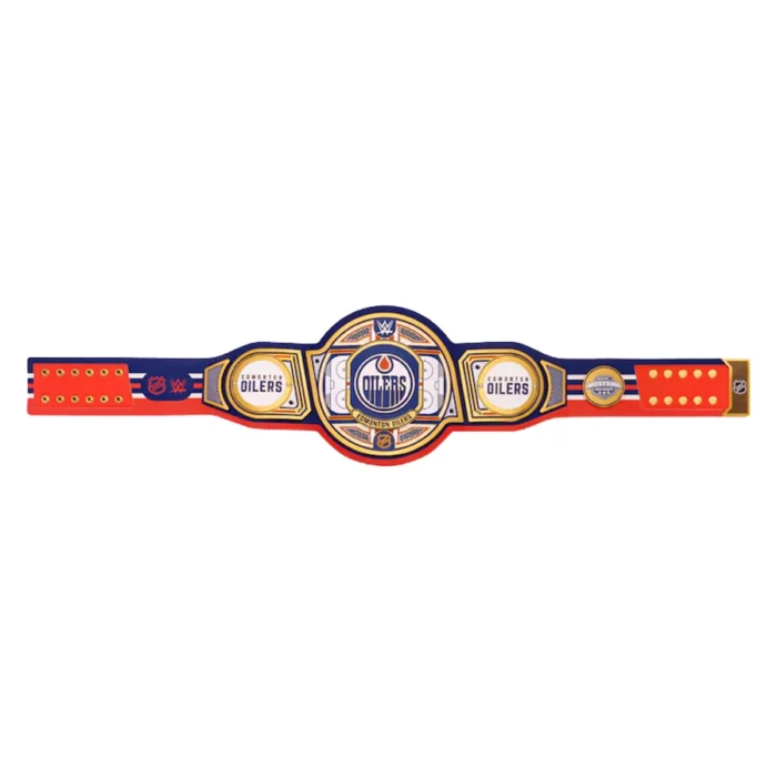 Edmonton Oilers Canadiens Wrestling Championship Belt