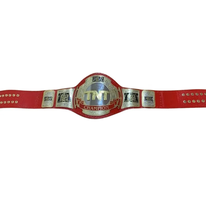 AEW TNT Wrestling Championship Series Belt - Red Strap