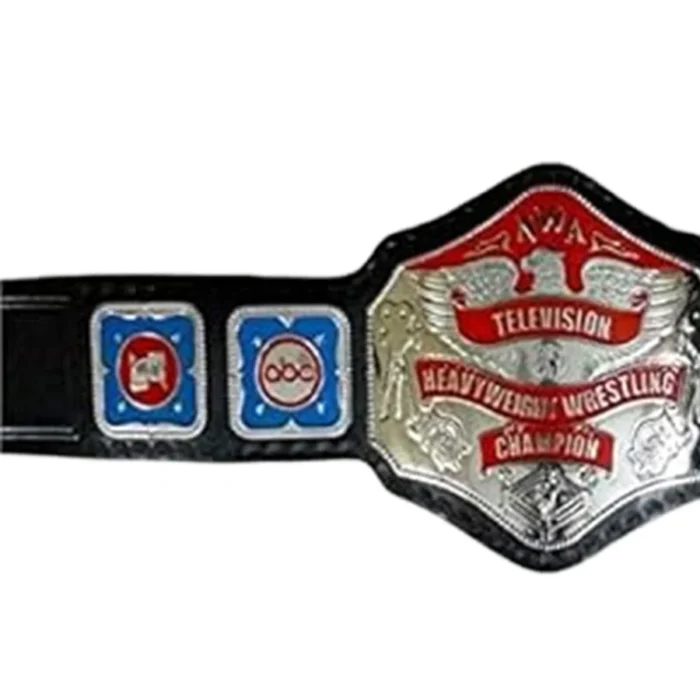 NWA Television Heavyweight 24K Nickel Wrestling Belt
