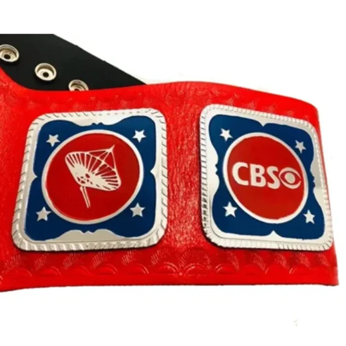 NWA Television Wrestling Championship Belt - Red Strap