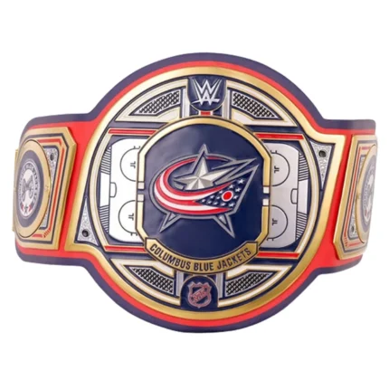 Columbus Blue Jacket Wrestling Championship Belt