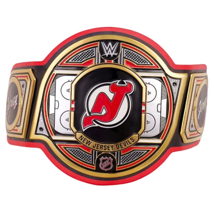 New Jersey Devils Wrestling Championship Belt