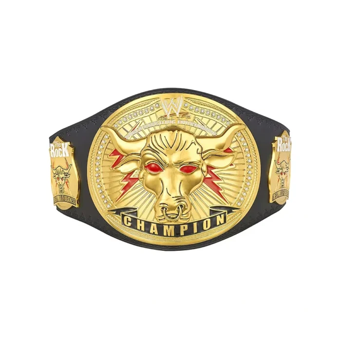 Th Rock Brahma Bull Wrestling Championship Belt