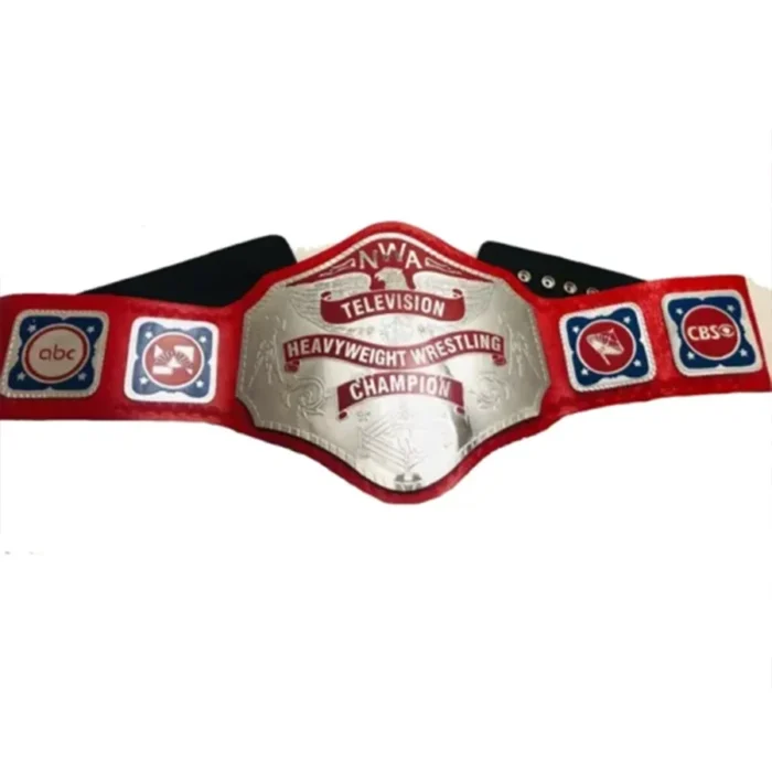 NWA Television Wrestling Championship Belt - Red Strap