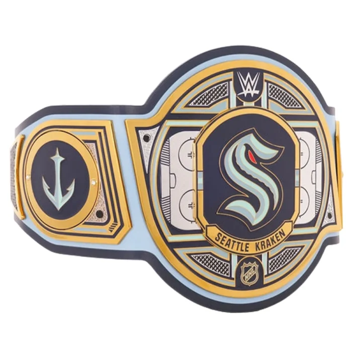 Seattle Kraken Wrestling Championship Belt